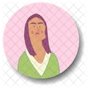 Dama Mujer Avatar Symbol