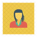 Dama Mujer Avatar Symbol