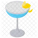 Dama Blanca Triple Sec Coctel Icono