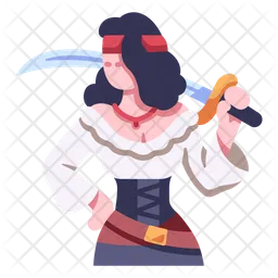 Dama pirata  Icono