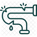 Damage Leak Pipe Icon