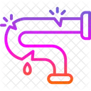 Damage Leak Pipe Icon
