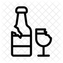 Damage Bottle Glass Icon