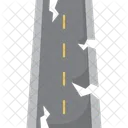 Damaged Road Road Damage Potholes Icon