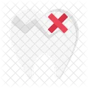 Teeth Damage Cavity Icon