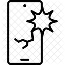Damaged Broken Crack Icon