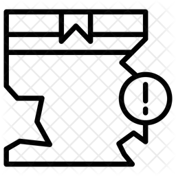 破損したパッケージ  アイコン