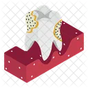 Damaged tooth  Icon