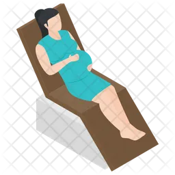 Dame enceinte  Icône