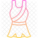 Damenbekleidung Sportbekleidung Tennis Symbol