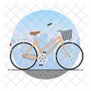 Damenfahrrad  Symbol