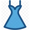 Frauen Kleid Abend Symbol