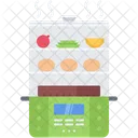 Dampfgarer Kuche Kochen Symbol