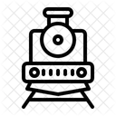 Dampfzug Zug Dampfmaschine Symbol