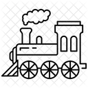 Dampflokomotive Dampfmaschine Dampfzug Symbol