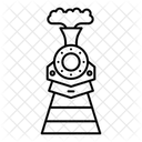Dampfzug Zug Dampfmaschine Symbol