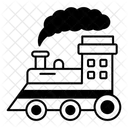 Dampfzug Zug Dampfmaschine Symbol