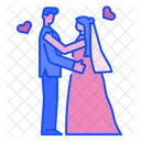 Danca De Casamento Noivo Casal Icon