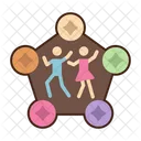 Dance Elements Couple Dance Love Couple Icon
