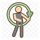 Dance Position Dance Style Sitting On Ring Icon
