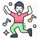 Dancer Entertainer Dancing Guy 아이콘