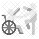 Dancers Athletes Wheelchair Icon