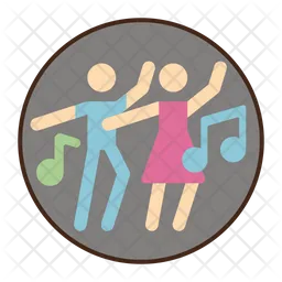 Dancing Group  Icon