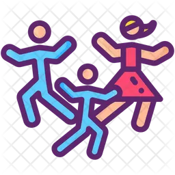 Dancing Group  Icon