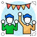 Dancing Fun Enjoyment Icon