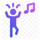 Dancing Man Dance Party Icon