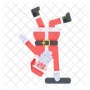 Dancing Santa  Icon