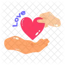 Dando amor  Ícone