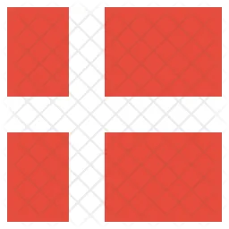 Dänemark Flag Symbol