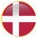 Danemark National Feiertag Symbol