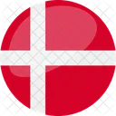 Danemark Flagge Land Symbol