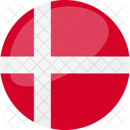 Dänemark Flag Symbol