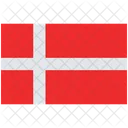 Dänemark Flagge  Symbol