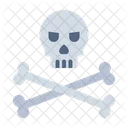 Danger Skull Alert Icon