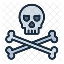 Danger Skull Alert Icon