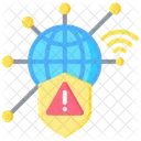 Danger Internet Security Icon