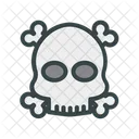 Danger Bone Skull Icon