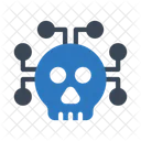 Danger Skull Virus Icon