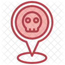 Danger Skull Maps And Location Icon