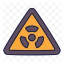 Danger Radius Sign Icon
