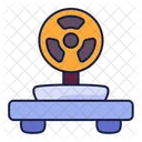 Danger Nuclear Sign Icon