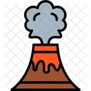 Danger Disaster Eruption Icon