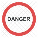 Danger Ahead Road Icon