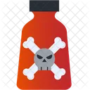 Danger Chemical Poison Skull Icon