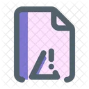 Danger Document Format Icon