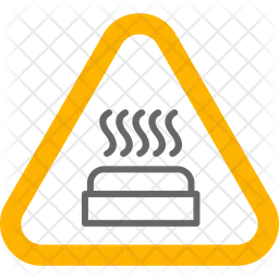 Danger Hot Surface  Icon